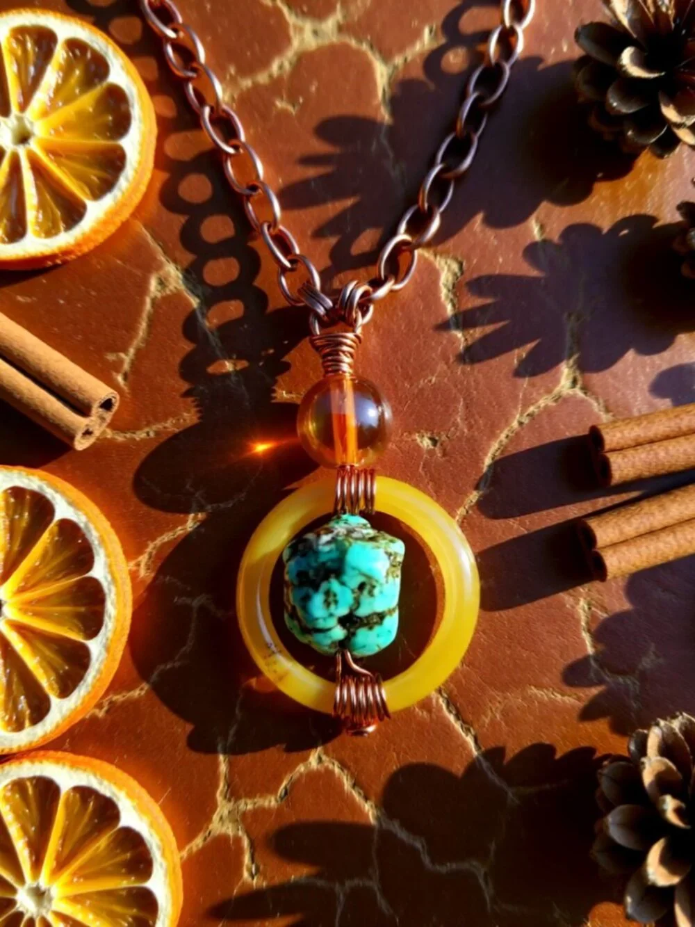 Intentional Boho & Southwest Vibes! Agate Ring + Turquoise Magnesite Necklace